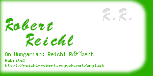 robert reichl business card